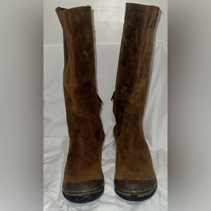 Sorel Brown Leather winter riding boots